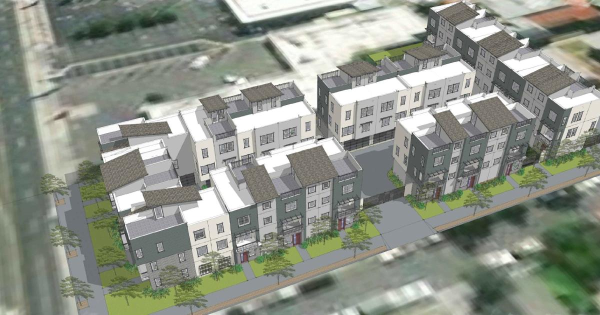23 Townhomes to Replace Parking Lot in Long Beach Urbanize LA